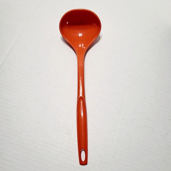 Vintage FOLEY Orange Nylon Ladle Serving Utensil 11.5 in Kitchen Plastic - Picture 1 of 6